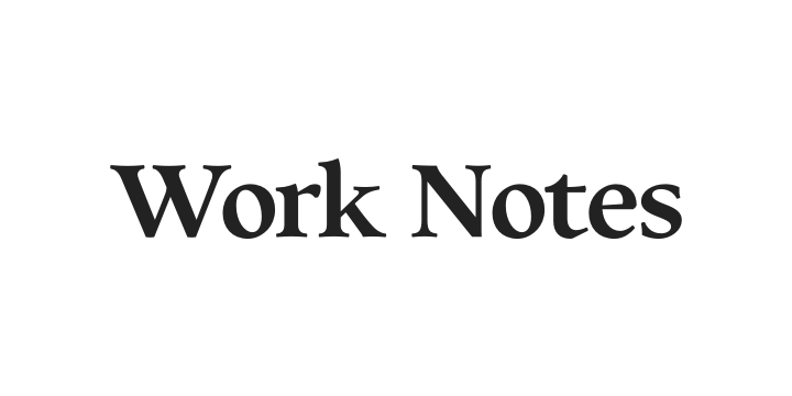 Work Notes Logo